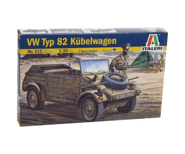 Italeri 1/35 VW Typ 82 Kübelwagen katonai jármű makett
