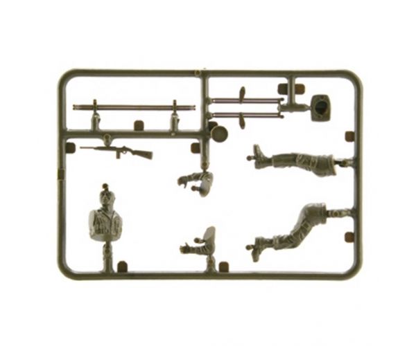 Italeri 1/35 Willys MB katonai Jeep utánfutóval jármű makett