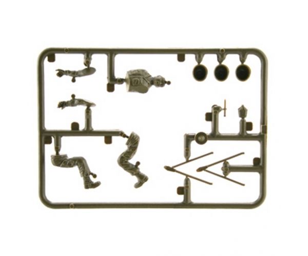 Italeri 1/35 Willys MB katonai Jeep utánfutóval jármű makett
