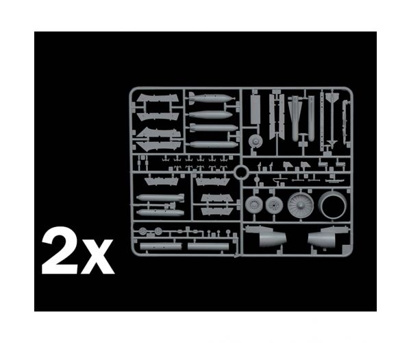 Italeri 1/48 A-10C Blacksnakes repülőgép makett