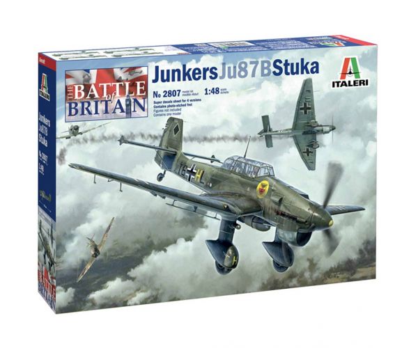 Italeri 1/48 Junkers Ju 87B Stuka repülőgép makett