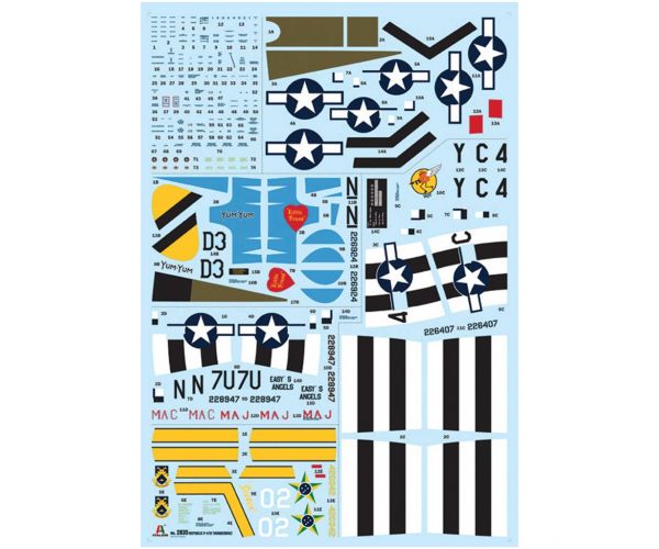 Italeri 1/48 P-47D Thunderbolt repülőgép makett
