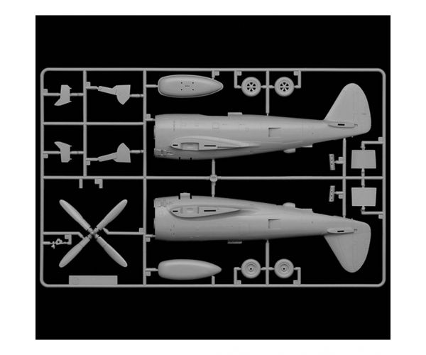 Italeri 1/48 P-47D Thunderbolt repülőgép makett