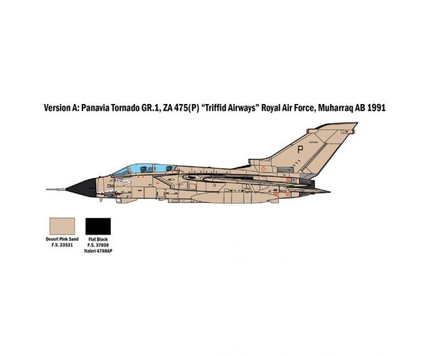 Italeri 1/48 Tornado GR.1/IDS repülőgép makett