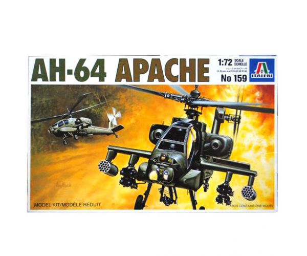Italeri 1/72 AH-64 Apache helikopter makett