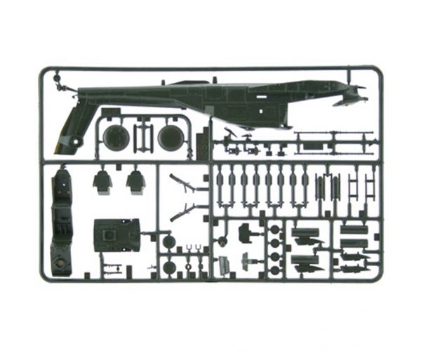 Italeri 1/72 AH-64 Apache helikopter makett