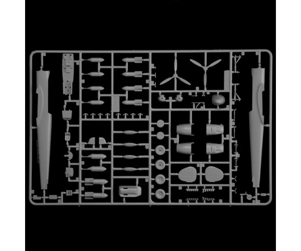Italeri 1/72 Bf 110 C Zerstörer vadászrepülőgép makett