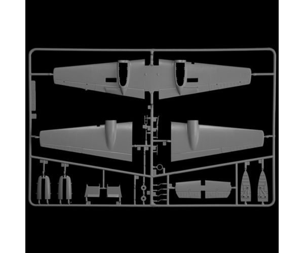 Italeri 1/72 Bf 110 C Zerstörer vadászrepülőgép makett