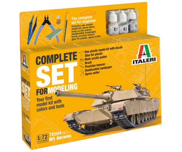 Italeri 1/72 M1 Abrams tank makett szett