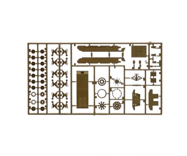 Italeri 1/72 M4A1 Sherman tank makett