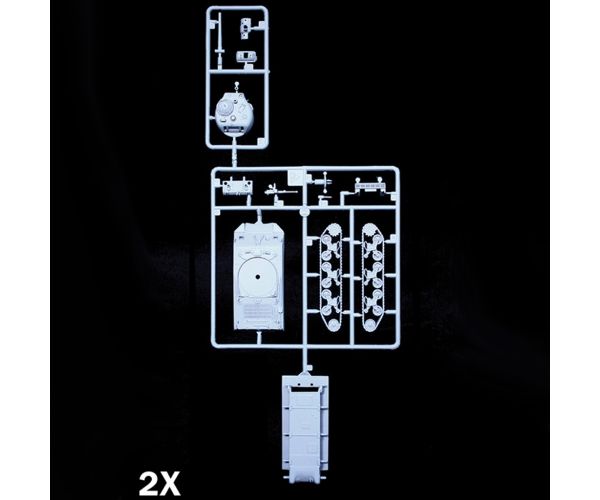 Italeri 1/72 M4A3 75mm Sherman tank 2db-os makett szett