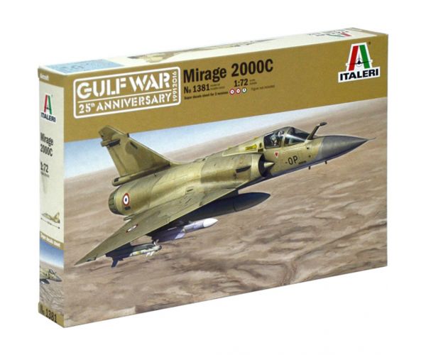 Italeri 1/72 Mirage 2000C vadászrepülőgép makett