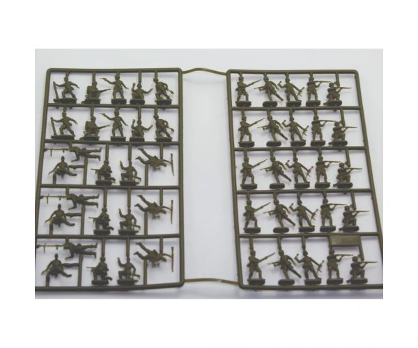 Italeri 1/72 German Afrikakorps Német katonai figurák makett