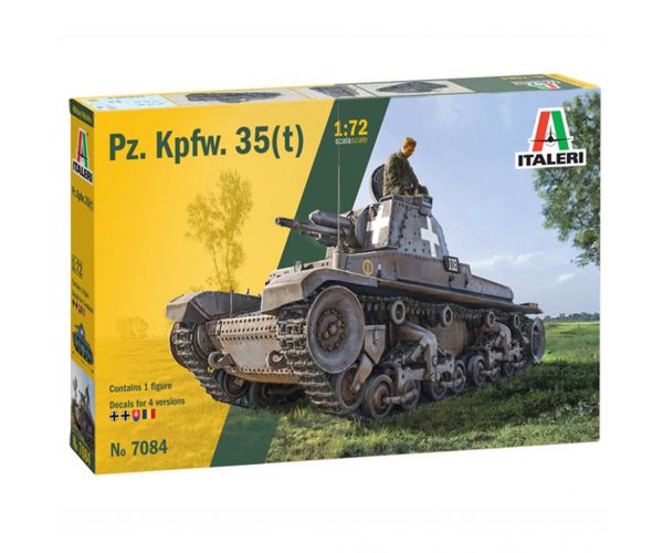 Italeri 1/72 Pz. Kpfw. 35(t) tank makett