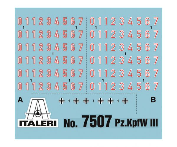 Italeri 1/72 Pz.Kpfw. III Ausf. J tank 2db-os makett szett