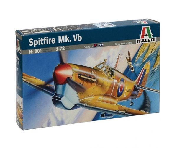 Italeri 1/72 Spitfire Mk. Vb vadászrepülőgép makett