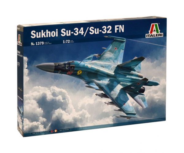 Italeri 1/72 Sukhoi Su-34/Su-32 FN vadászbombázó repülőgép makett