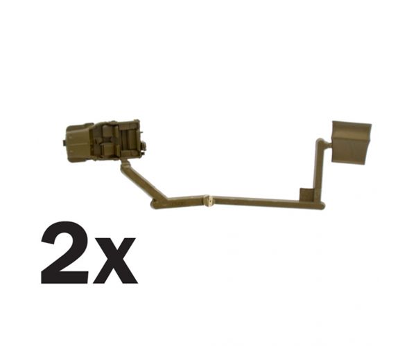 Italeri 1/72 Willys Jeep 1/4 ton 4x4 katonai járművek 2db-os makett szett