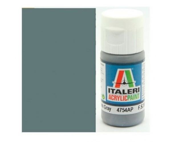 Italeri Flat Dark Gray (4754AP) - Matt sötétszürke makett festék 20ml