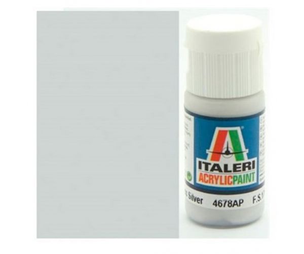 Italeri Metal Gloss Silver (4678AP) - Metál fényes ezüst makett festék 20ml