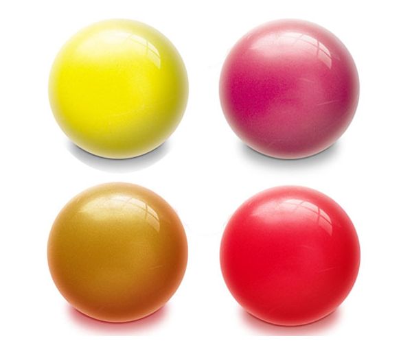 Egyszínű Fluo gumilabda 14cm több színben