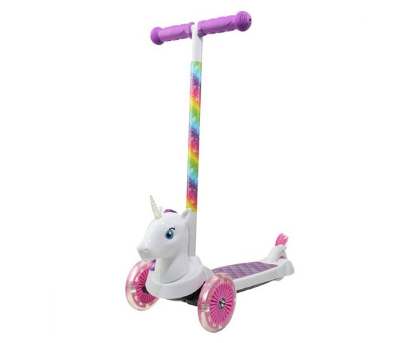 Unikornis forma háromkerekű roller