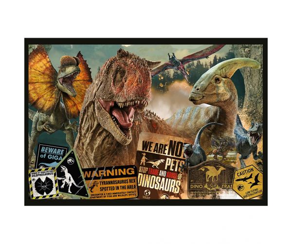 Jurassic World 2x200db-os puzzle - Trefl