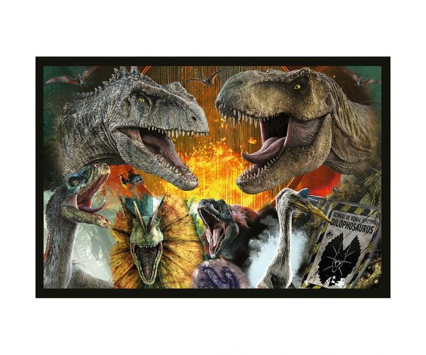 Jurassic World 2x200db-os puzzle - Trefl
