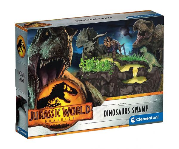 Jurassic World 3: Mocsári dinoszauruszok játékszett - Clementoni