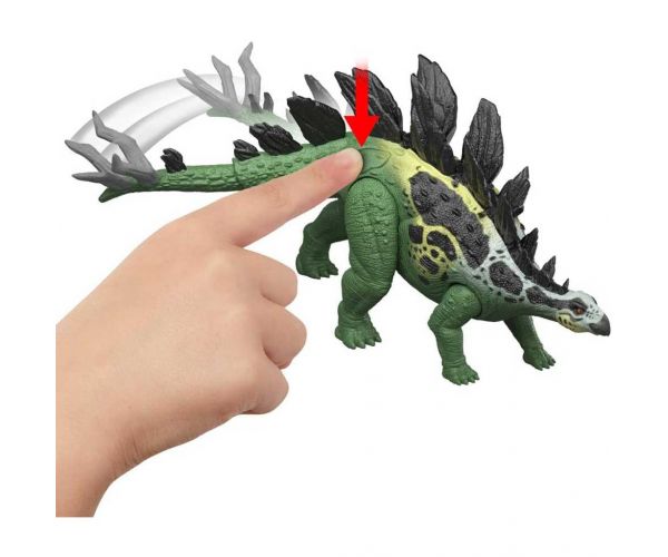 Jurassic World: Óriás támadó Stegosaurus dinó hanggal - Mattel