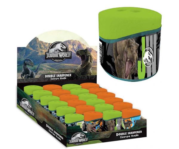 Jurassic World: Tyrannosaurus Rex kétlyukú tartályos hegyező 1db