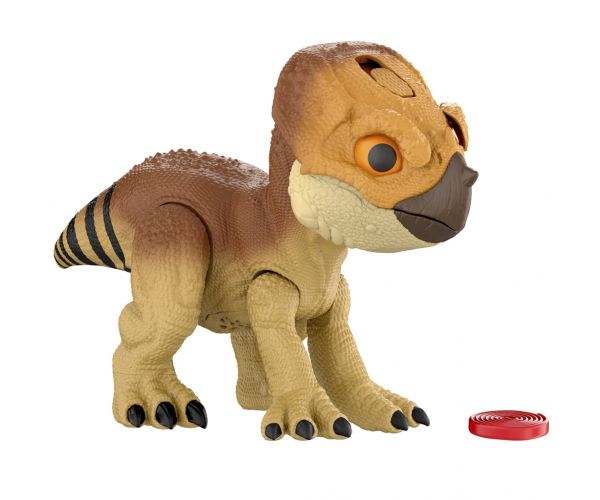 Jurassic World: Újjászületés - Aquilops Dolores interaktív dinoszaurusz figura - Mattel