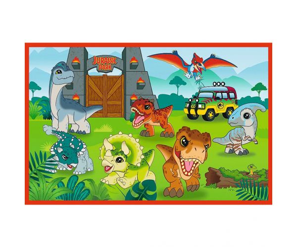 Jurassic World kis dinók 2x24db-os puzzle - Trefl