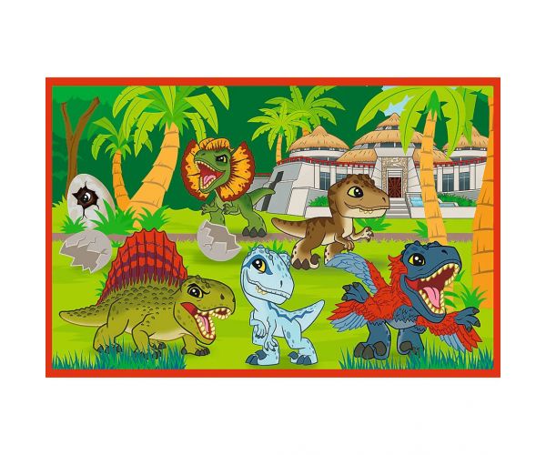 Jurassic World kis dinók 2x24db-os puzzle - Trefl