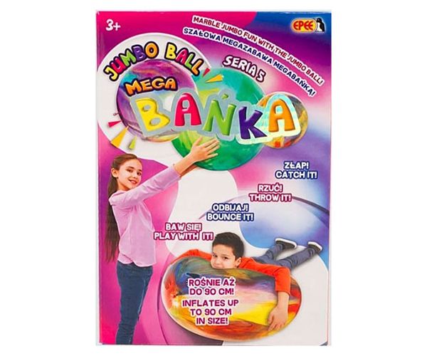Jumbo Ball 5. szériás színes márvány óriáslabda 90cm többféle változatban 1db