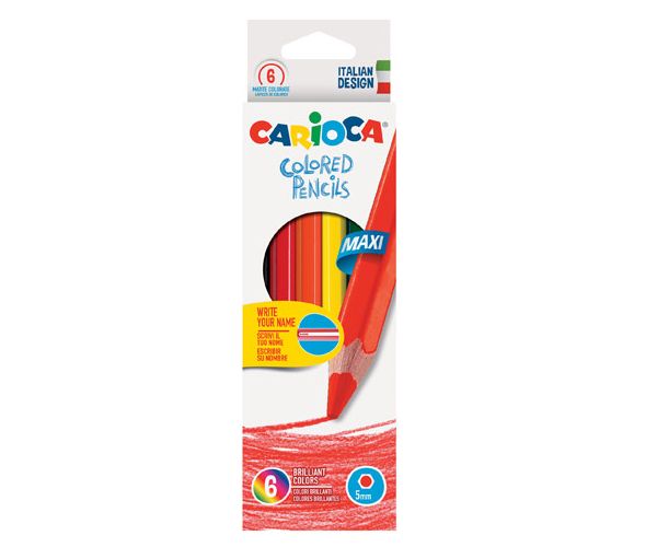 Jumbo színes ceruza szett 6db - Carioca