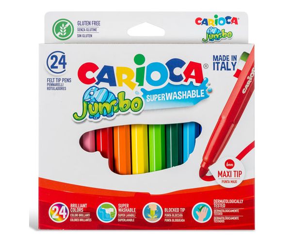 Jumbo filctollszett 24db - Carioca