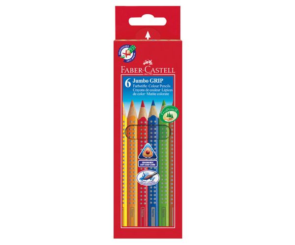 Jumbo színes ceruza 6db-os szett - Faber-Castell