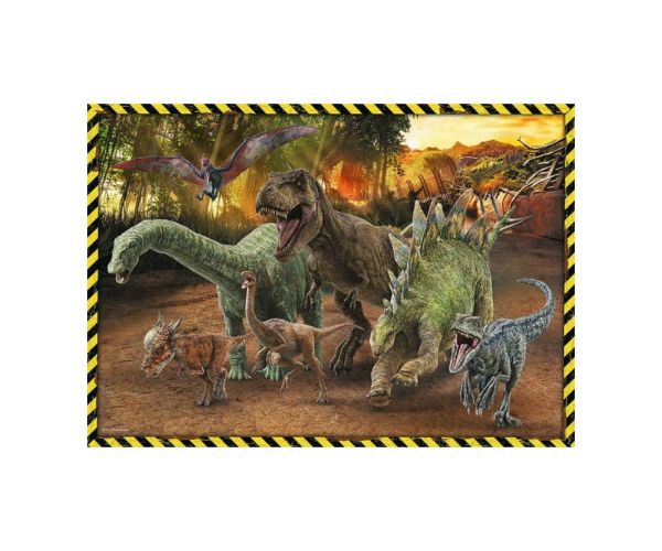 Jurassic World: Dinók a Jurassic Parkból 200db-os puzzle - Trefl