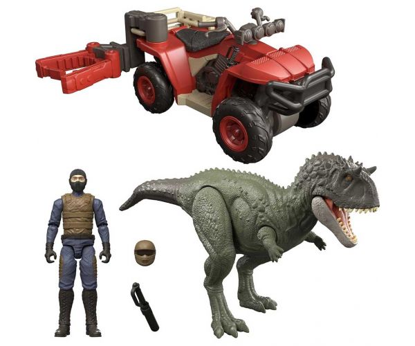 Jurassic World: Dínó befogó Quad játékszett - Mattel