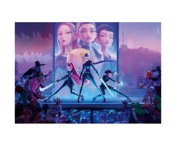 K-POP Demon Hunters kompkat 1000db-os puzzle - Clementoni