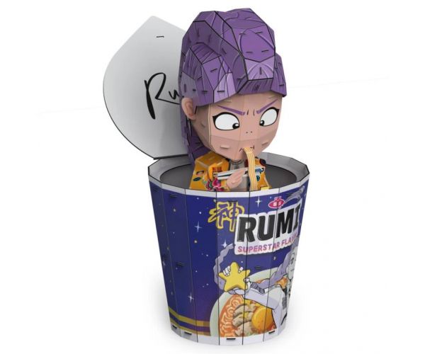 K-Pop Demon Hunters – Rumi ramenpohár 4D puzzle - Spin Master