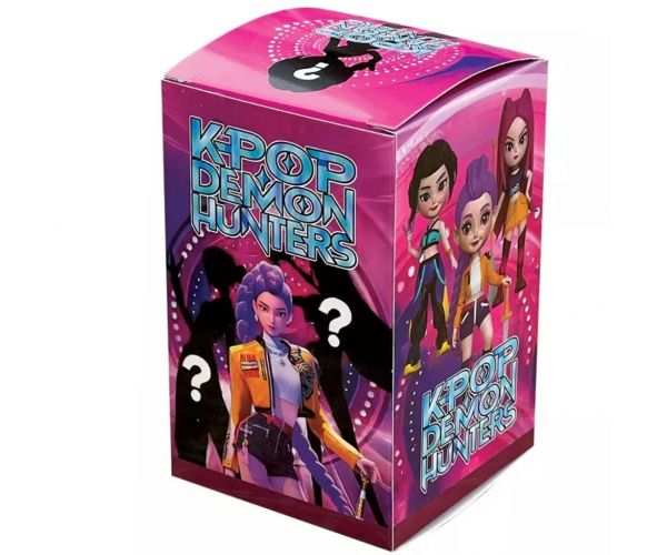 K-Pop Demon Hunters dobozos meglepetés figura kártyával