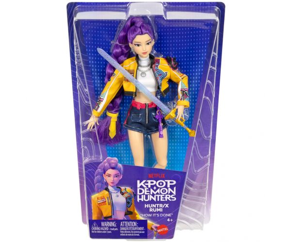 K-Pop Démonvadászok: Rumi divatbaba karddal – Mattel