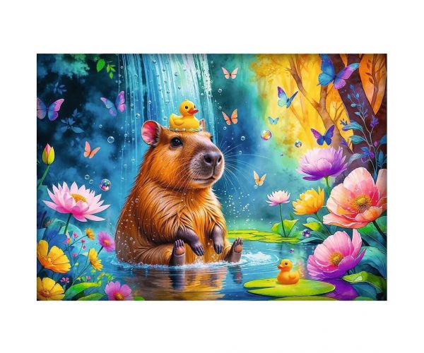 Capybara a vízben 1000db-os puzzle - Trefl