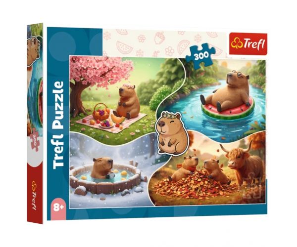 Capybarák 4 évszak 300 db-os puzzle – Trefl