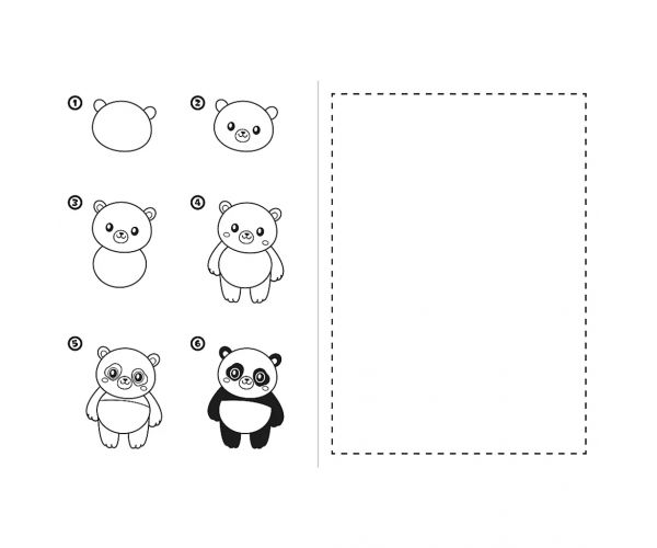 Kawaii rajziskola tanulj rajzolni lépésről lépésre foglalkoztató füzet - Trefl