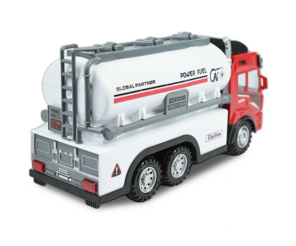 RC Távirányítós üzemanyag szállító tartályos kamion fény effektekkel 1/43-as méretarány 27 MHz 21cm