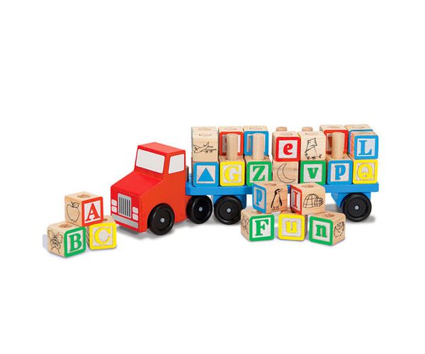 Betűszállító fa kamion - Melissa & Doug