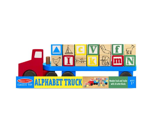 Betűszállító fa kamion - Melissa & Doug